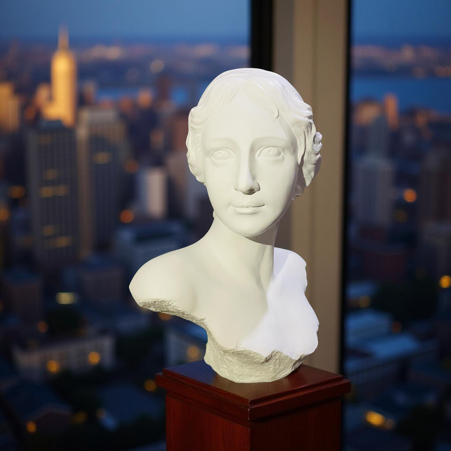 Classical Lady Bust Sculpture