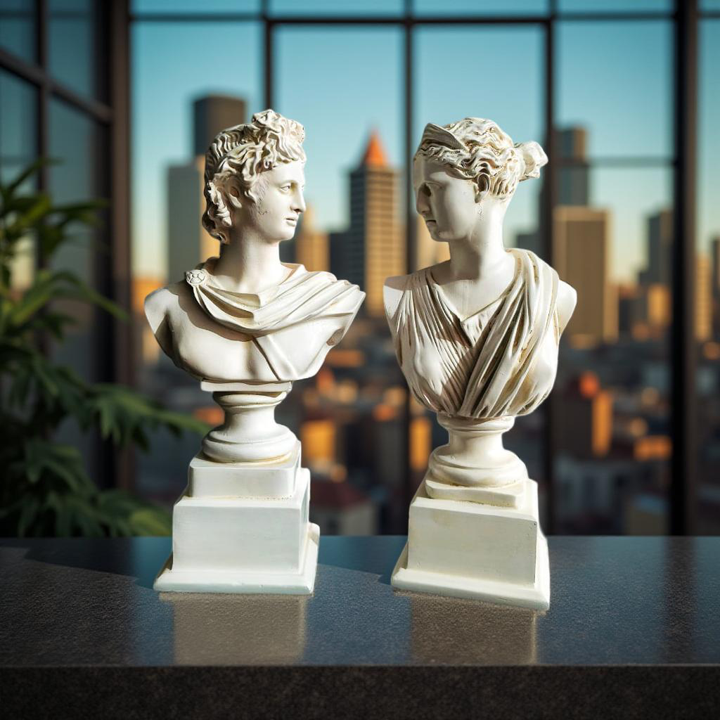 Apollo & Diana – The Divine Duo Sculpture Set