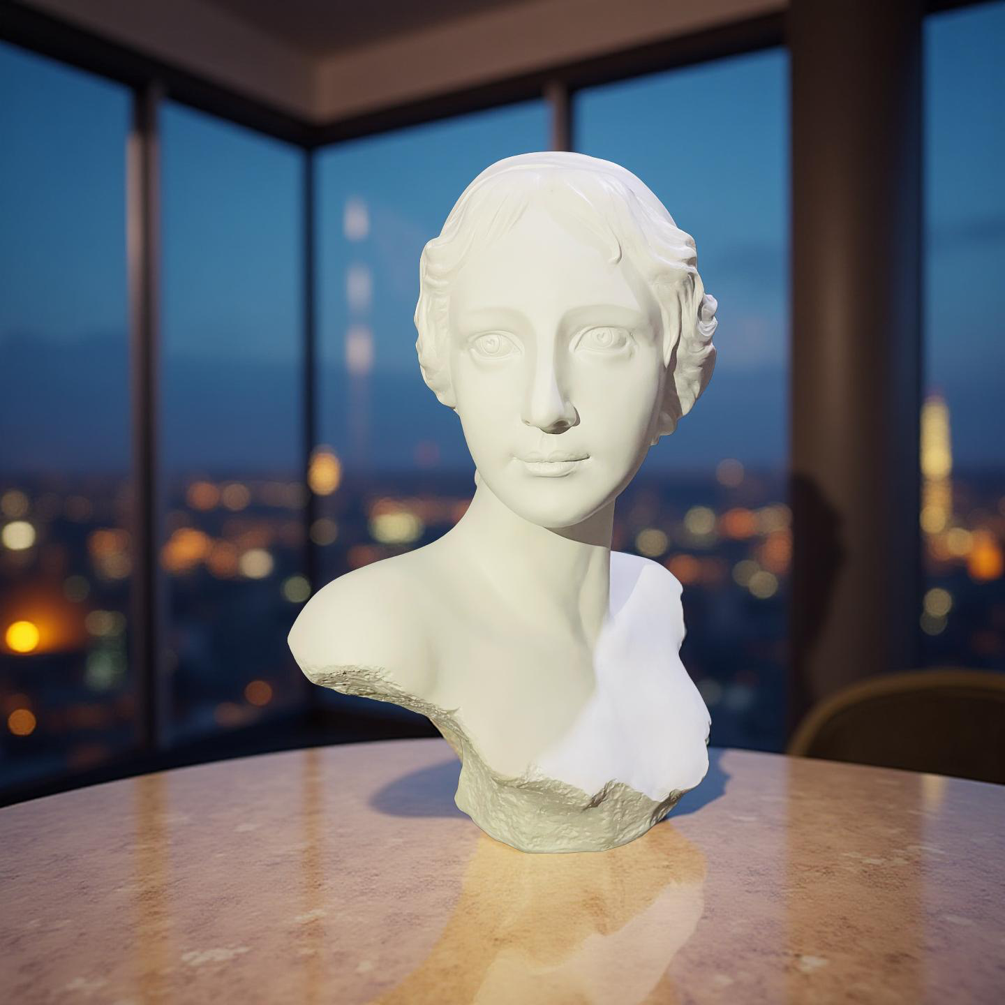 Classical Lady Bust Sculpture